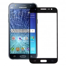 Front Screen Outer Glass Lens for Galaxy J7 / J700(Black)