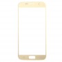 Передній екран Зовнішній скляний об'єктив для Galaxy S7 / G930 (Gold)