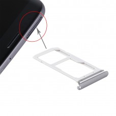 Podajnik kart (1 x karta SIM Tray + 1x karta SD Tray) dla Galaxy S7 / G930 (czarny)