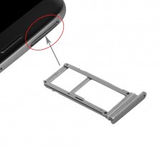 Vassoio di carta (1 x Slot per scheda SIM + 1x SD vassoio di carta) per il Galaxy S7 / G930 (grigio)