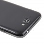 Ramka środkowa Bezel + Battery Back Cover dla Galaxy Note II / N7100 (czarny)
