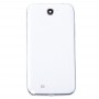 Medio Telaio copertura posteriore + Batteria Bezel per Galaxy Note II / N7100 (bianco)