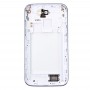 Mittleres Feld Bezel + Batterie-rückseitige Abdeckung für Galaxy Note II / N7100 (weiß)