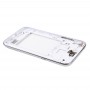 Moyen Cadre Bezel + Batterie couverture pour Galaxy Note II / N7100 (Blanc)