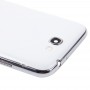 Средний кадр ободок + батарея задняя крышка для Galaxy Note II / N7100 (белый)