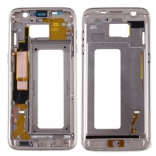 Front Housing LCD Frame Bezel Plate for Galaxy S7 Edge / G935(Gold)
