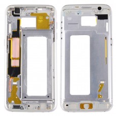 Front Housing LCD Frame Bezel Plate Galaxy S7 Edge / G935 (Silver)