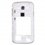Ramka środkowa Bezel / Back Plate obudowa obiektywu Panel Galaxy Wielki Neo Plus / i9060i (Single Version) karty (biała)