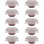 10 PCS充电银河A8，A530F，A530F / DS端口连接器（2018）