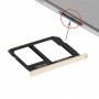 SIM ბარათის Tray და Micro SD Card Tray for Galaxy A9 (2016) / A9000 (Gold)