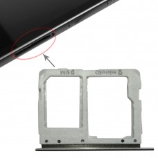 SIM-Karten-Behälter + Micro-SD-Karten-Behälter für Galaxy Tab S3 9.7 / T825 (3G Version) (Schwarz)