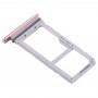 2 SIM Card Tray / Micro SD Card Tray for Galaxy S7 Edge(Pink)