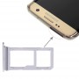 2 SIM karty zásobník / Micro SD Card Tray pro Galaxy S7 hraně (White)