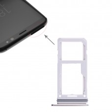 2 SIM Card Tray / Micro SD карта тава за Galaxy S8 / S8 + (злато)