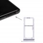 2 SIM vassoio di carta del vassoio / Micro SD per Galaxy Note 8 (grigio)