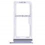 2 SIM Karten-Behälter / Micro SD-Karten-Behälter für Galaxy Note 8 (blau)