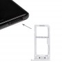 2 SIM Card Tray / Micro SD Card Tray for Galaxy Note 8(Silver)