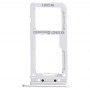 2 SIM vassoio di carta del vassoio / Micro SD per Galaxy Note 8 (argento)
