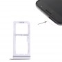 2 SIM Card Tray / Micro SD карта тава за Galaxy S7 (Бяла)