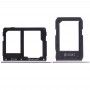 2 Bandeja Bandeja de tarjeta SIM + Micro SD Card para la galaxia A5108 / A7108 (gris)