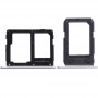 2 SIM Karten-Behälter + Micro-SD-Karten-Behälter für Galaxy A5108 / A7108 (Grau)