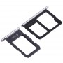 2 Carte SIM Plateau + Micro SD pour carte Tray Galaxy A5108 / A7108 (Gris)