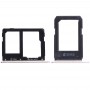 2 Bandeja Bandeja de tarjeta SIM + Micro SD Card para la galaxia A5108 / A7108 (Oro)