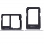 SIM Card מגש + מיקרו SD כרטיס מגש 2 עבור גלקסי A5108 / A7108 (לבן)