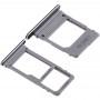 2 SIM Card Tray + Micro SD Card тава за Galaxy A520 / A720 (черен)