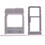 2 SIM Karten-Behälter + Micro-SD-Karten-Behälter für Galaxy A520 / A720 (Pink)