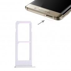2 SIM-карти лоток для Galaxy S6 Краю плюс / S6 Край + (срібло)