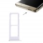 2 SIM картата тава за Galaxy S6 Edge плюс / S6 Edge + (Silver)