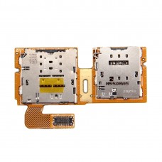 SIM-kortti ja Micro SD-kortinlukija Yhteyshenkilö Flex kaapeli Galaxy Tab S2 9.7 / T815