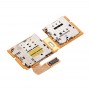 SIM და Micro SD Card Reader Contact Flex Cable for Galaxy Tab S2 9.7 / T815