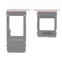 Carte SIM Plateau + Micro SD Card Tray, carte unique pour Galaxy A5 (2017) / A520 et A7 (2017) / A720 (Rose)
