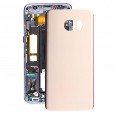 Аккумулятор Задняя крышка для Galaxy S7 Эдж / G935 (Gold)