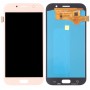 ЖК-екран і дігітайзер Повне зібрання (OLED матеріал) для Galaxy A7 (2017), A720F, A720F / DS (рожевий)