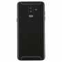 Back Cover with Side Keys & Camera Lens for Galaxy A6+ (2018) / A605(Black)