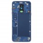 დაბრუნება საფარის Side Keys & კამერა ობიექტივი for Galaxy A6 + (2018) / A605 (Blue)