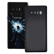 Back Cover with Camera Lens Cover for Galaxy Note 8(Black)