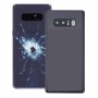 Back Cover with Camera Lens Cover for Galaxy Note 8(Grey)