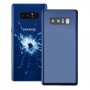 Back Cover with Camera Lens Cover for Galaxy Note 8(Blue)