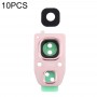 10 Covers PCS объектив камеры для Galaxy A7 (2017 г.) / A720 (розовый)