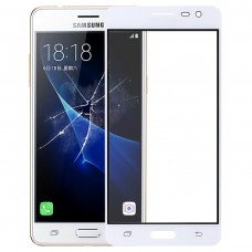Szélvédő külső üveglencsékkel Galaxy J3 Pro / J3110 (fehér) 