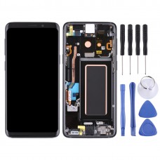 LCD Screen and Digitizer Full Assembly with Frame for Galaxy S9 / G960F / G960F / DS / G960U / G960W / G9600(Black)