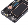 Super AMOLED Material LCD-skärm och Digitizer Full Montering med ram för Galaxy S9 + / G965F / G965F / DS / G965U / G965W / G9650 (Svart)