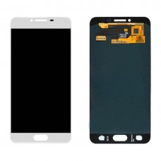 Eredeti LCD kijelző + érintőpanel Galaxy C5 / C5000 (fehér)