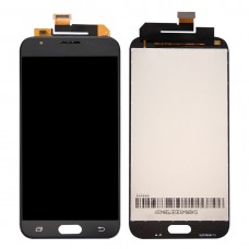 Original LCD skärm + Original Touch Panel för Galaxy J3 Emerge / J327, J327P, J327A (Svart)