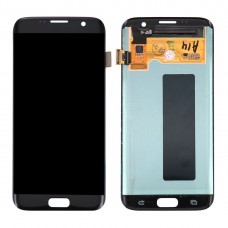 Original LCD Display + Touch Panel für Galaxy S7 Rand- / G9350 / G935F / G935A / G935V (Schwarz)