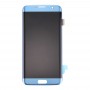 Eredeti LCD kijelző + érintőpanel Galaxy S7 él / G9350 / G935F / G935A / G935V (kék)